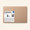 EU Garan Label klebt auf Verpackung.