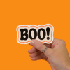 Halloween Einzelsticker mit BOO.