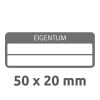 6923 4004182069233 Eigentums-Etikett Schachbrett schwarz 2 Felder 2 part
