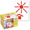 Symbol Warn-Etiketten 7253 Inhalt: 200 Etiketten / 1 Rolle