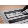 6921 4004182069219 Etikett Inventar Inventar-Etikett Aluminium schwarz 2 Felder 1 part