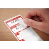 6904 4004182069042 Etikett Inventar Inventar-Etikett mit Laminat rot 2 part