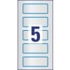 Inventar-Etiketten aus silberner Polyester-Folie 6914 50 x 20 mm