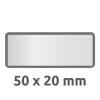 6922 4004182069226 Inventar-Etikett Aluminium schwarz blanko 2 part