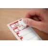 6902 4004182069028 Etikett Inventar Inventar-Etikett mit Laminat rot 2 part