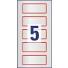 Inventar-Etiketten aus silberner Polyester-Folie 6915 50 x 20 mm