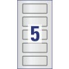 Inventar-Etiketten aus Aluminium-Folie 6922 50 x 20 mm