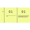 Nummernblock 869-10-2 105 x 53 mm