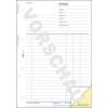 Formularabbildung: Avery Zweckform, Artikel: 1728, Auftrag, 210 x 297 mm, A4, 2 x 40 Blatt/Buch