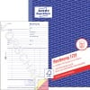 Produktabbildung mit Formularvorschau: Avery Zweckform, Artikel: 1731, Rechnung, 148 x 210 mm, A5, 3 x 40 Blatt/Buch