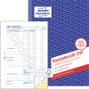 Produktabbildung mit Formularvorschau: Avery Zweckform, Artikel: 1743, Kassenbericht, 148 x 210 mm, A5, 2 x 40 Blatt/Buch