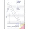 Formularabbildung: Avery Zweckform, Artikel: 1749, Auftrag/Lieferschein/Rechnung, 148 x 210 mm, A5, 3 x 40 Blatt/Buch