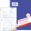 Produktabbildung mit Formularvorschau: Avery Zweckform, Artikel: 1763, Lieferscheine mit Preisspalte, 148 x 210 mm, A5, 3 x 40 Blatt/Buch