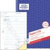 Produktabbildung mit Formularvorschau: Avery Zweckform, Artikel: 1776, Rapport, 148 x 210 mm, A5, 2 x 40 Blatt/Buch