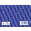 Das Bild zeigt einen blauen Hintergrund mit dem wiederholten Text 'Zweckform' und enthält ein weißes Etikett mit FSC-Zertifizierung und einem Barcode.