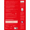 Das Bild enthält Informationen über verschiedene Arten von hochwertigem Druckpapier, einschließlich ihrer Spezifikationen, Zertifizierungen (wie EU Ecolabel und ISO 9706) und empfohlene Verwendungszwecke für verschiedene Drucker und Kopierer.