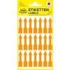 Packungsabbildung: Avery Zweckform Etiketten in Sonderformen & vorgedruckt, Artikel:  3008, Format: 39 x 9 mm, Inhalt: 63 Etiketten / 3 Bögen, 21 Etiketten/Bogen
