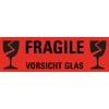 Abbildung Einzelbogen, Artikel: 3050, Warn-Etiketten, Format: 119 x 38 mm, 2 Etiketten/Bogen