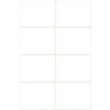 Abbildung Einzelbogen, Artikel: 3078, Vielzweck-Etiketten, Format: 38 x 29 mm, 8 Etiketten/Bogen