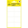 Packungsabbildung: Avery Zweckform Non A4 Universal-Etiketten zur Handbeschriftung, Artikel:  3078, Format: 38 x 29 mm, Inhalt: 40 Etiketten / 5 Bögen, 8 Etiketten/Bogen
