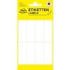 Packungsabbildung: Avery Zweckform Non A4 Universal-Etiketten zur Handbeschriftung, Artikel:  3079, Format: 50 x 19 mm, Inhalt: 48 Etiketten / 6 Bögen, 8 Etiketten/Bogen