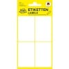 Packungsabbildung: Avery Zweckform Non A4 Universal-Etiketten zur Handbeschriftung, Artikel:  3087, Format: 54 x 35 mm, Inhalt: 24 Etiketten / 6 Bögen, 4 Etiketten/Bogen