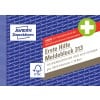Produktabbildung: Avery Zweckform, Artikel: 313, Erste Hilfe Meldeblock, 148 x 105 mm, A6 quer, 50 Blatt/Block