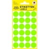 Packungsabbildung: Avery Zweckform Farbige Markierungspunkte, Artikel:  3174, Format: ⌀ 18 mm, Inhalt: 96 Markierungspunkte / 4 Bögen, 24 Markierungspunkte/Bogen