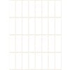 Abbildung Einzelbogen, Artikel: 3323, Vielzweck-Etiketten, Format: 38 x 14 mm, 32 Etiketten/Bogen