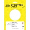 Packungsabbildung: Avery Zweckform Non A4 Universal-Etiketten zur Handbeschriftung, Artikel:  3326, Format: 38 x 29 mm, Inhalt: 384 Etiketten / 24 Bögen, 16 Etiketten/Bogen