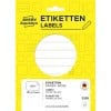 Packungsabbildung: Avery Zweckform Non A4 Universal-Etiketten zur Handbeschriftung, Artikel:  3338, Format: 103 x 13 mm, Inhalt: 252 Etiketten / 28 Bögen, 9 Etiketten/Bogen