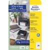 Packungsabbildung: Avery Zweckform Universal-Etiketten, permanent haftend, Artikel:  3474-10, Format: 70 x 37 mm, Druckereignung: Inkjet,Laser s/w,Farblaser, Inhalt: 240 Etiketten / 10 Bögen, 24 Etiketten/Bogen