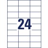 Stanzzeichnung Einzelbogen A4, Artikel: 3474-200, Universal-Etiketten, Format: 70 x 37 mm, 24 Etiketten/Bogen