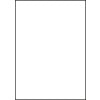 Stanzzeichnung Einzelbogen A4, Artikel: 3552, Overhead-Folien, Format: 210 x 297 mm