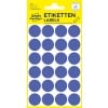 Packungsabbildung: Avery Zweckform Farbige Markierungspunkte, Artikel:  3596, Format: ⌀ 18 mm, Inhalt: 96 Markierungspunkte / 4 Bögen, 24 Markierungspunkte/Bogen