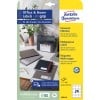 Packungsabbildung: Avery Zweckform Universal-Etiketten, permanent haftend, Artikel:  3658-10, Format: 64,6 x 33,8 mm, Druckereignung: Inkjet,Laser s/w,Farblaser, Inhalt: 240 Etiketten / 10 Bögen, 24 Etiketten/Bogen