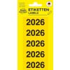 Packungsabbildung: Avery Zweckform Ordneretiketten mit Jahreszahl, Artikel:  43-226, Format: 60 x 24 mm, Inhalt: 100 Etiketten / 20 Bögen, 5 Etiketten/Bogen