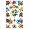 Abbildung Einzelbogen, Artikel: 4398, Blumenaufkleber, Format: 85 x 160 mm, 15 Sticker/Bogen