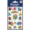 Packungsabbildung: Z-Design, Artikel: 4398, Blumenaufkleber, 85 x 160 mm, Kleinpackung, 45 Sticker / 3 Bögen