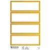 Abbildung Einzelbogen, Artikel: 4401, Sticker zum Beschriften, Format: 85 x 160 mm, 4 Sticker/Bogen