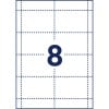 Große dunkelblaue Zahl 8, zentriert auf einer weißen Seite mit gestrichelten Rasterlinien?