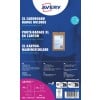 Packungsabbildung: Avery Zweckform , Artikel:  4839XL, Format: 105 x 148 mm, Druckereignung: Laser s/w,Farblaser,Inkjet,Laser, Inhalt: 50 Namensschilder / 52 Einsteckschilder / 13 Bögen,  /Bogen