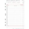 Abbildung Kalendarium, Artikel: 50226, Tagesplan, A5, 2026, Weiß, 148 x 210 mm, Inhalt: 195 Blätter / 1 Stück
