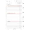 Abbildung Kalendarium, Artikel: 50616, Wochenplan, Mini, 2026, Weiß, 79 x 125 mm, Inhalt: 59 Blätter / 1 Stück