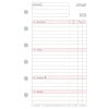 Abbildung Kalendarium, Artikel: 50616, Wochenplan, Mini, 2026, Weiß, 79 x 125 mm, Inhalt: 59 Blätter / 1 Stück