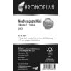 Produktabbildung: Chronoplan Mini, Artikel: 50617, Format: 79 x 125 mm, Inhalt: 59 Blätter / 1 Stück