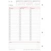 Abbildung Kalendarium, Artikel: 50706, Wochenplan, A4, 2026, Weiß, 210 x 297 mm, Inhalt: 62 Blätter / 1 Stück