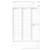 Abbildung Kalendarium, Artikel: 50936, Wochenplan, White Edition A5, 2026, Weiß, 135 x 210 x 8 mm, Inhalt: 64 Blätter / 1 Stück