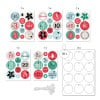 Abbildung Sortimentsübersicht, Artikel: 51055, Set Adventskalender, Format: 215 x 300 x 5 mm,  Sticker, Anhänger und Schnüre/Bogen