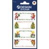 Packungsabbildung: Z-Design, Artikel: 52362, Weihnachtssticker, 85 x 160 mm, Kleinpackung, 12 Sticker / 3 Bögen